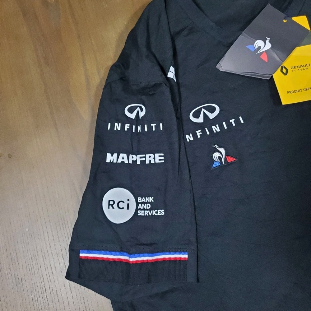 2019 Le Coq Sportif Renault F1 Team sponsor T-shirt Size XL Formula 1 - Picture 6 of 10